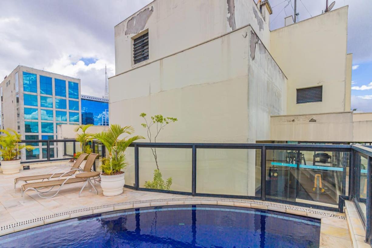 Aconhegante Flat Bela Cintra Hotel Sao Paulo Exterior foto